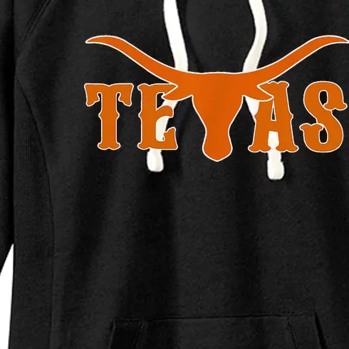 Texas Usa Longhorn Austin Pride Bull American Women's Fleece Hoodie