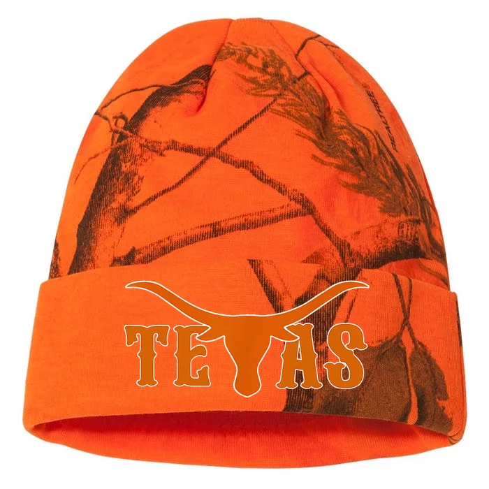 Texas Usa Longhorn Austin Pride Bull American Kati - 12in Camo Beanie