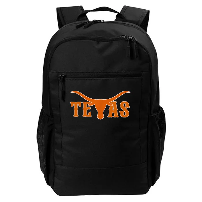 Texas Usa Longhorn Austin Pride Bull American Daily Commute Backpack