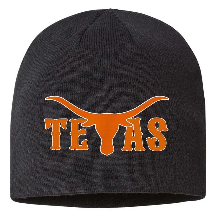 Texas Usa Longhorn Austin Pride Bull American 8 1/2in Sustainable Knit Beanie