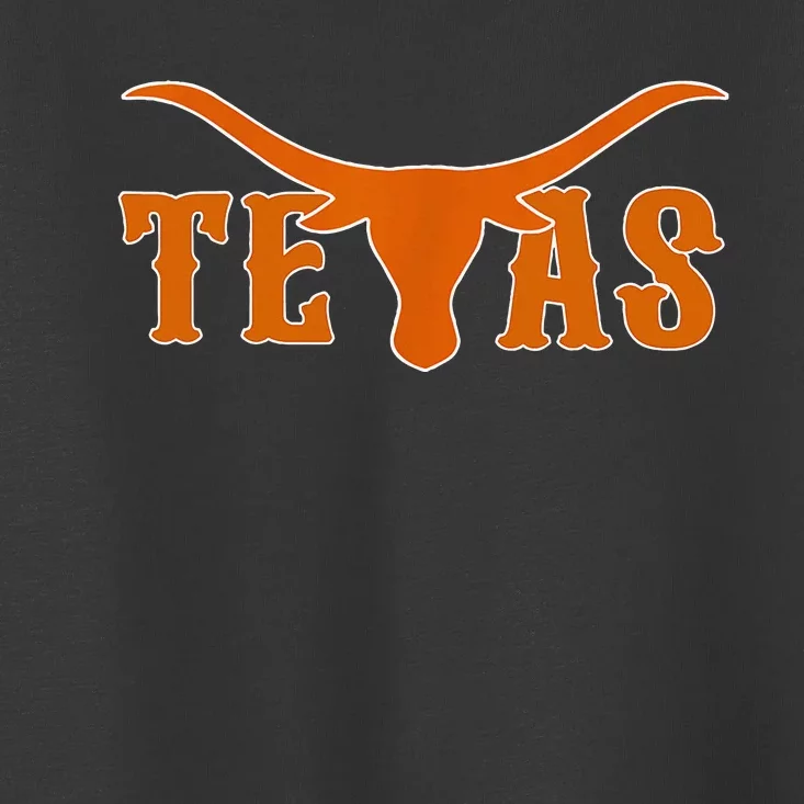 Texas Usa Longhorn Austin Pride Bull American Toddler T-Shirt