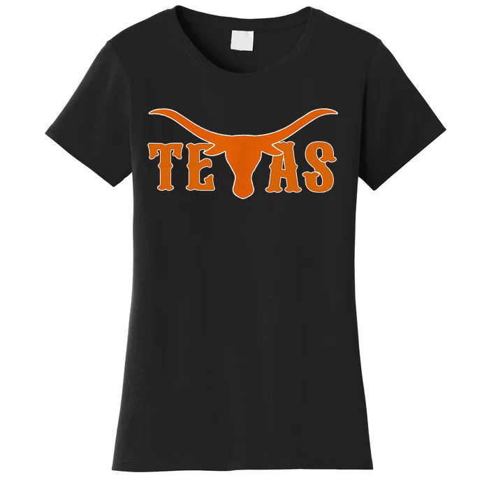 Texas Usa Longhorn Austin Pride Bull American Women's T-Shirt