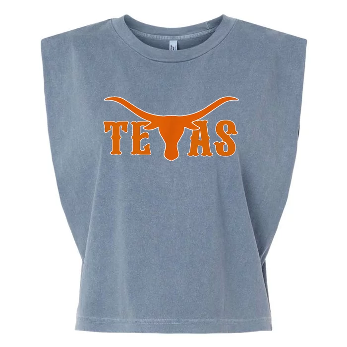 Texas Usa Longhorn Austin Pride Bull American Garment-Dyed Women's Muscle Tee