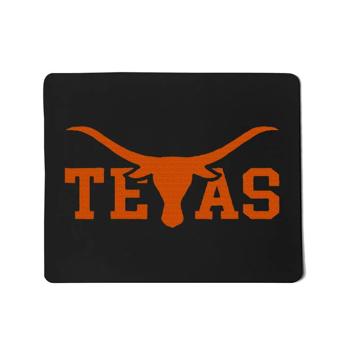 Texas Usa Longhorn Bull America Mousepad