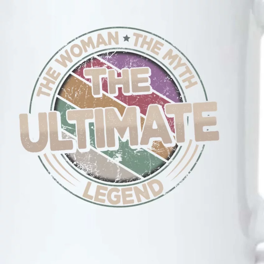 The Ultimate Legend Retro Frisbee Ladies Ultimate Gift Black Color Changing Mug