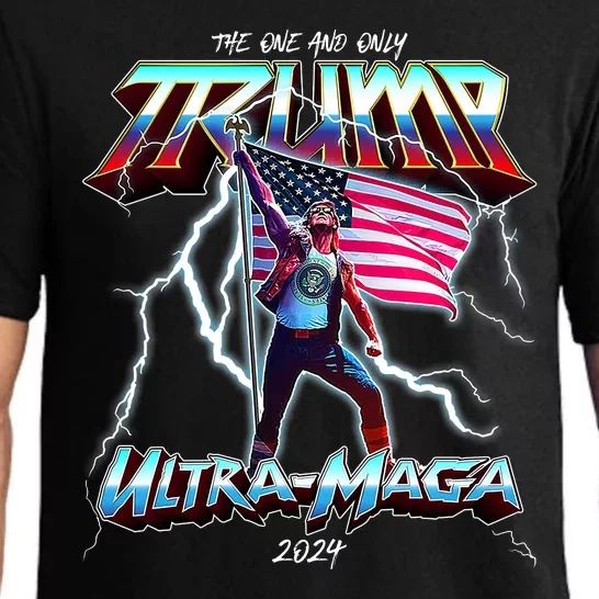 Trump Ultra Maga 2024 Funny Pajama Set