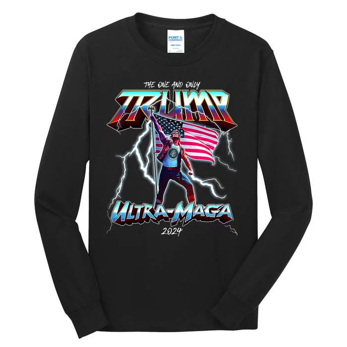 Trump Ultra Maga 2024 Funny Tall Long Sleeve T-Shirt