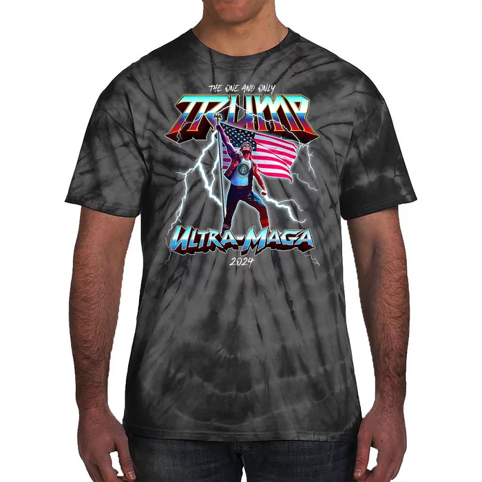 Trump Ultra Maga 2024 Funny Tie-Dye T-Shirt