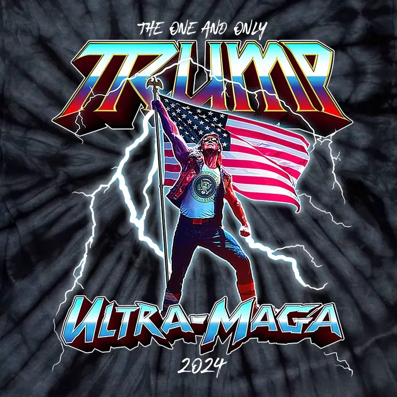 Trump Ultra Maga 2024 Funny Tie-Dye T-Shirt