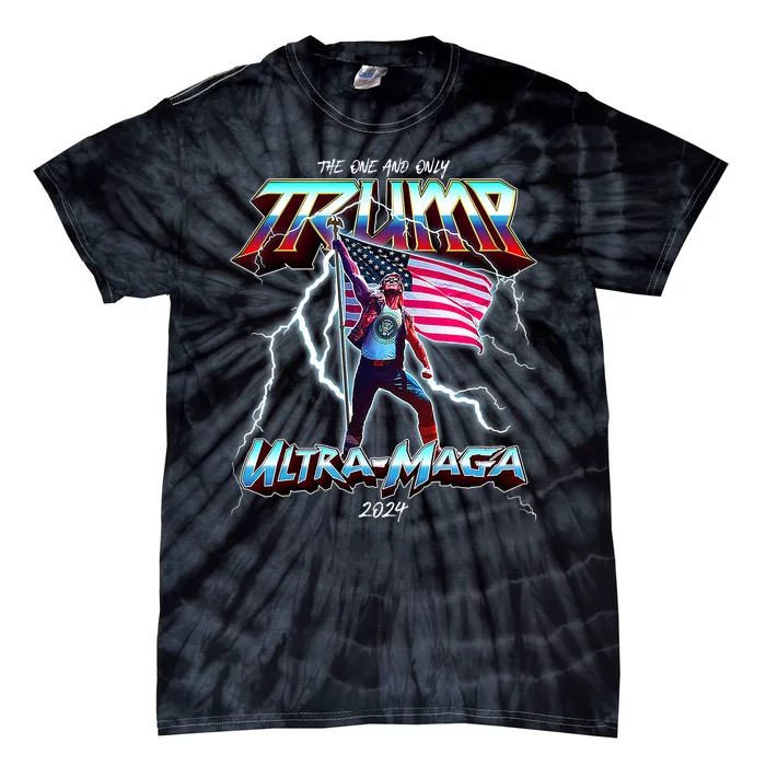 Trump Ultra Maga 2024 Funny Tie-Dye T-Shirt