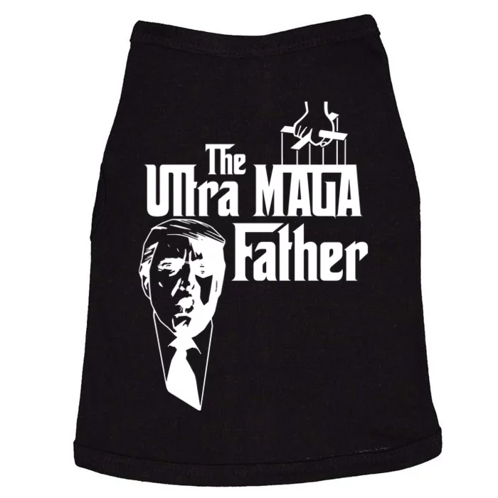 The Ultra MAGA Father Trump 2024 USA Parody Doggie Tank