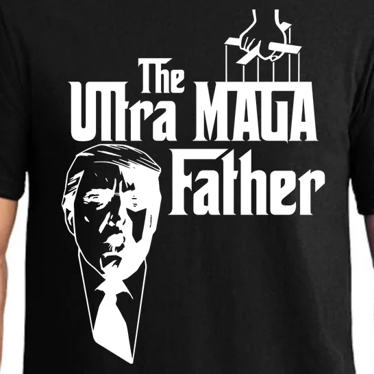 The Ultra MAGA Father Trump 2024 USA Parody Pajama Set