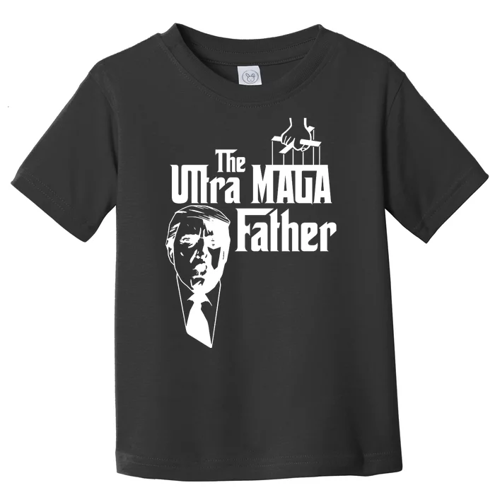 The Ultra MAGA Father Trump 2024 USA Parody Toddler T-Shirt