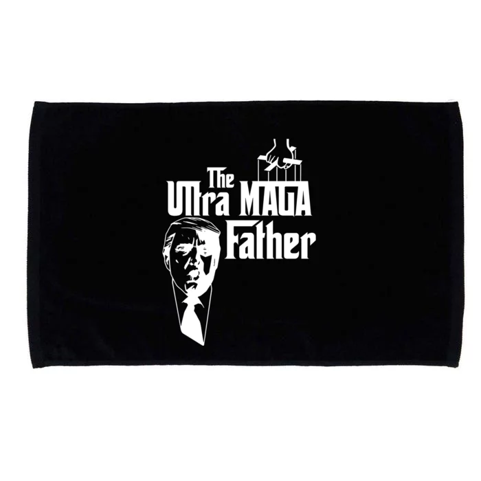 The Ultra MAGA Father Trump 2024 USA Parody Microfiber Hand Towel