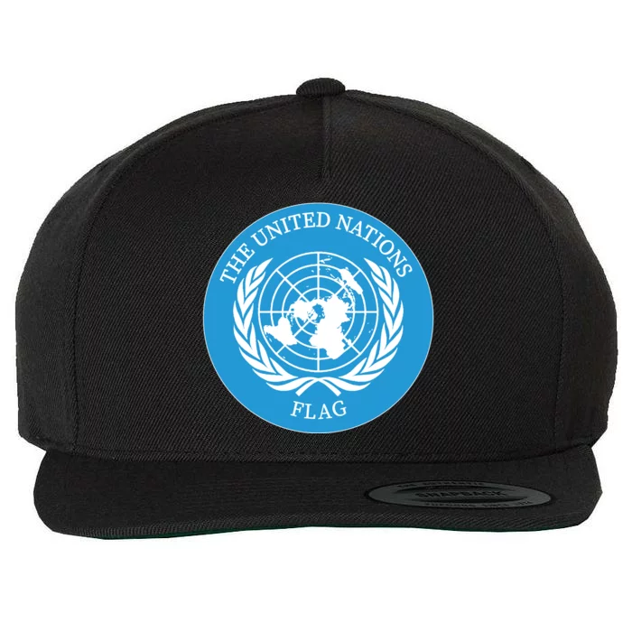 The United Nations Flag Wool Snapback Cap