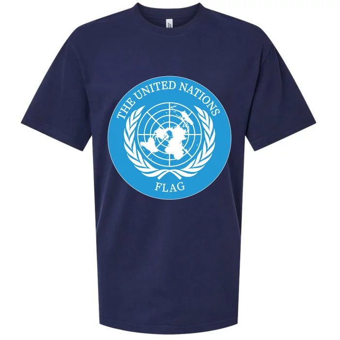 The United Nations Flag Sueded Cloud Jersey T-Shirt