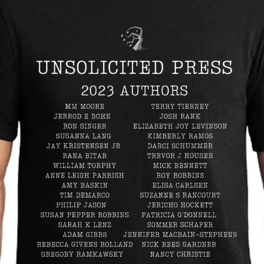 The Unsolicited Press 2023 Author Lineup Pajama Set