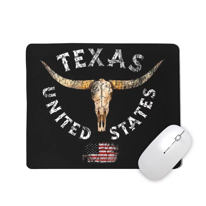 Texas Usa Pride Since 1845 Texas Fan Mousepad