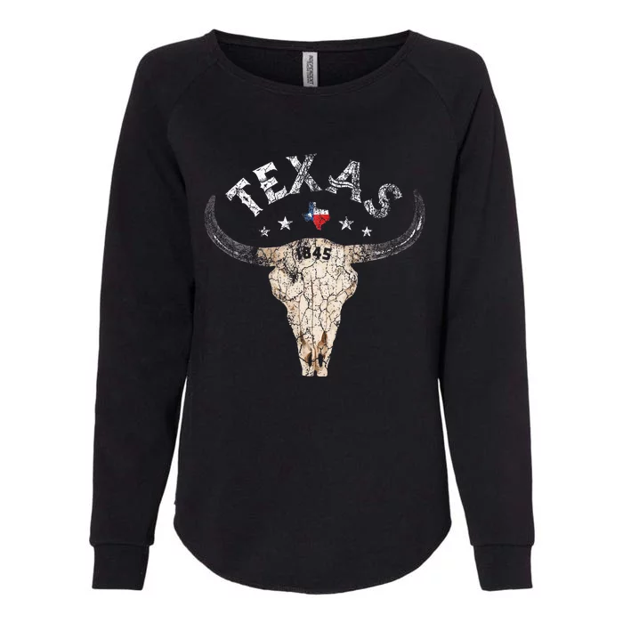 Texas Usa Pride Since 1845 Holiday Womens California Wash Sweatshirt