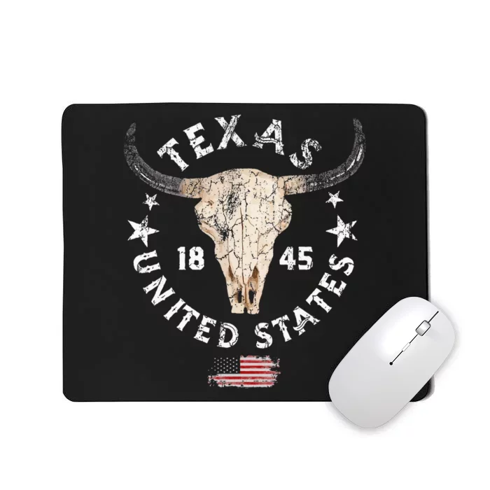 Texas USA Pride Since 1845 Texas Fan Mousepad