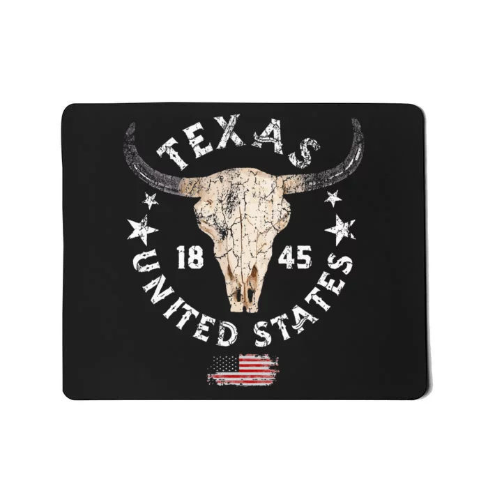 Texas USA Pride Since 1845 Texas Fan Mousepad