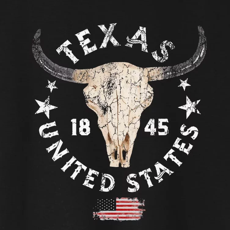 Texas USA Pride since 1845 Texas fan Women's Crop Top Tee