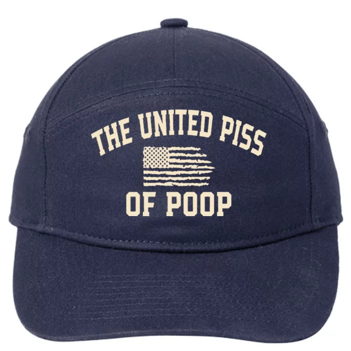 The United Piss Of Poop 7-Panel Snapback Hat