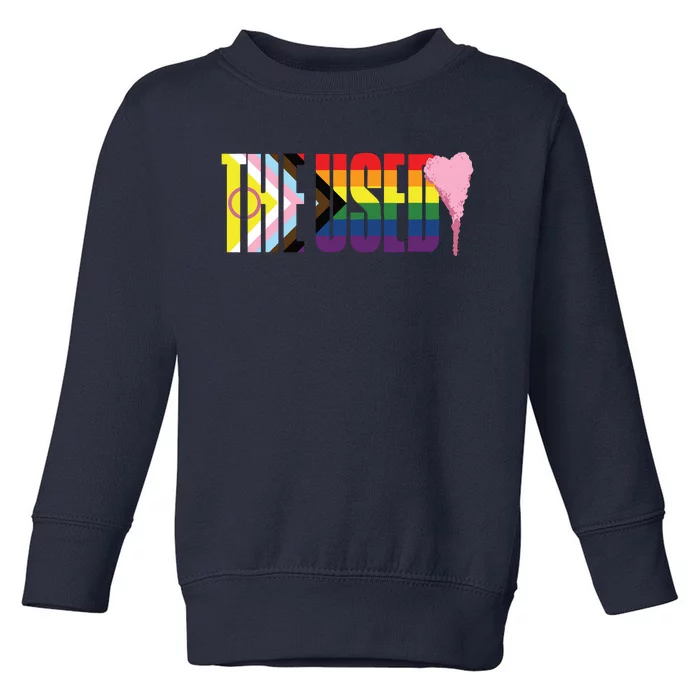 The Used Pinky Swear Pride Toddler Sweatshirt