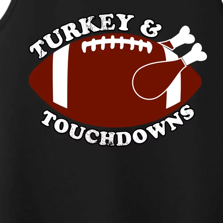 Turkey And Touchdowns Performance Tank