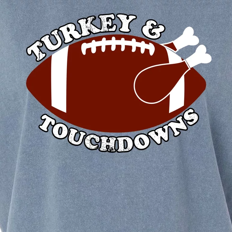 Turkey And Touchdowns Garment-Dyed Women's Muscle Tee