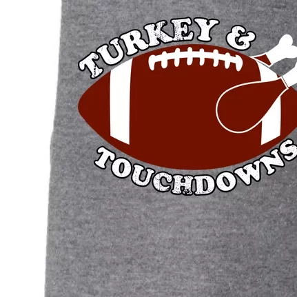 Turkey And Touchdowns Doggie 3-End Fleece Hoodie