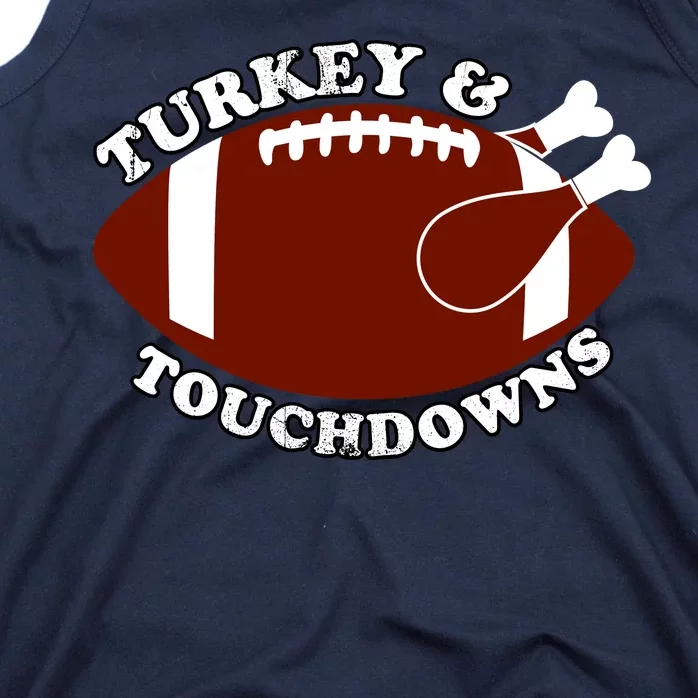 Turkey And Touchdowns Tank Top