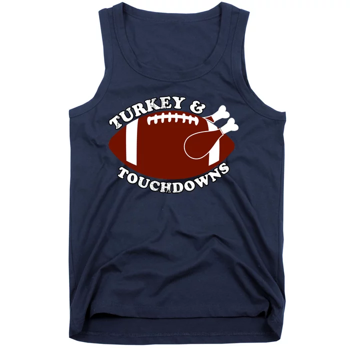 Turkey And Touchdowns Tank Top