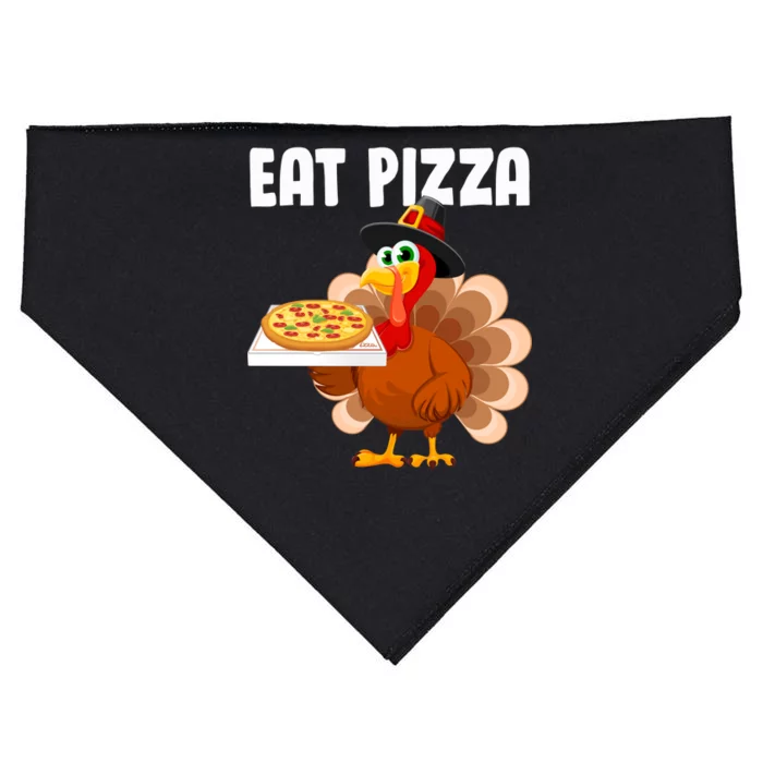 Turkey Eat Pizza Funny USA-Made Doggie Bandana