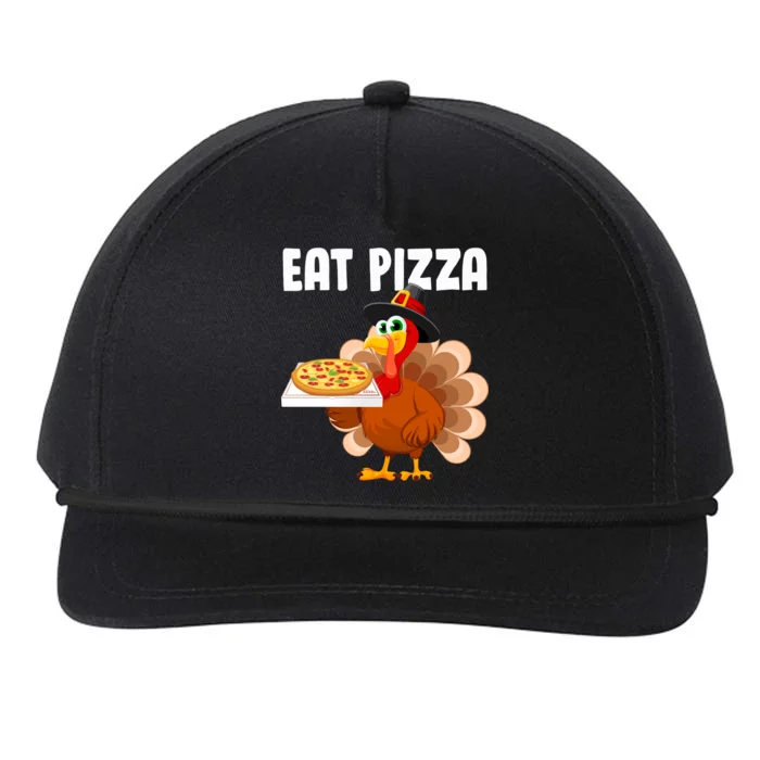 Turkey Eat Pizza Funny Snapback Five-Panel Rope Hat