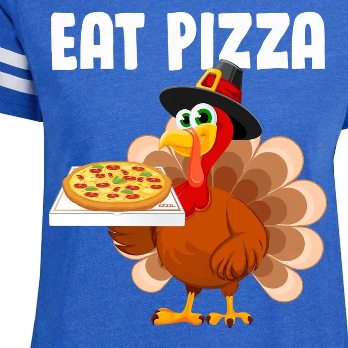 Turkey Eat Pizza Funny Enza Ladies Jersey Football T-Shirt