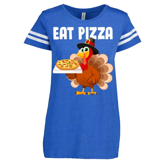 Turkey Eat Pizza Funny Enza Ladies Jersey Football T-Shirt