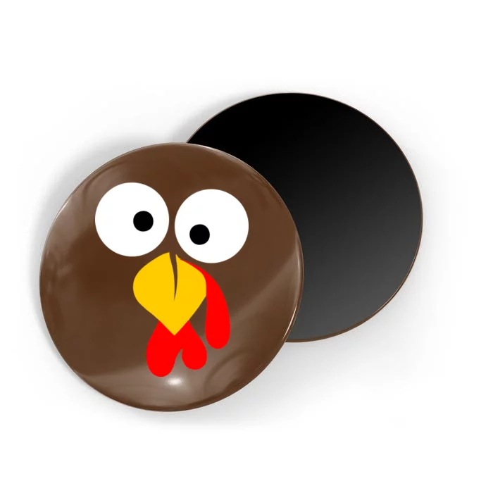 Turkey Face Funny Thanksgiving Day Magnet