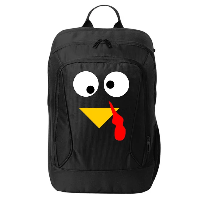 Turkey Face Gobble Thanksgiving City Backpack