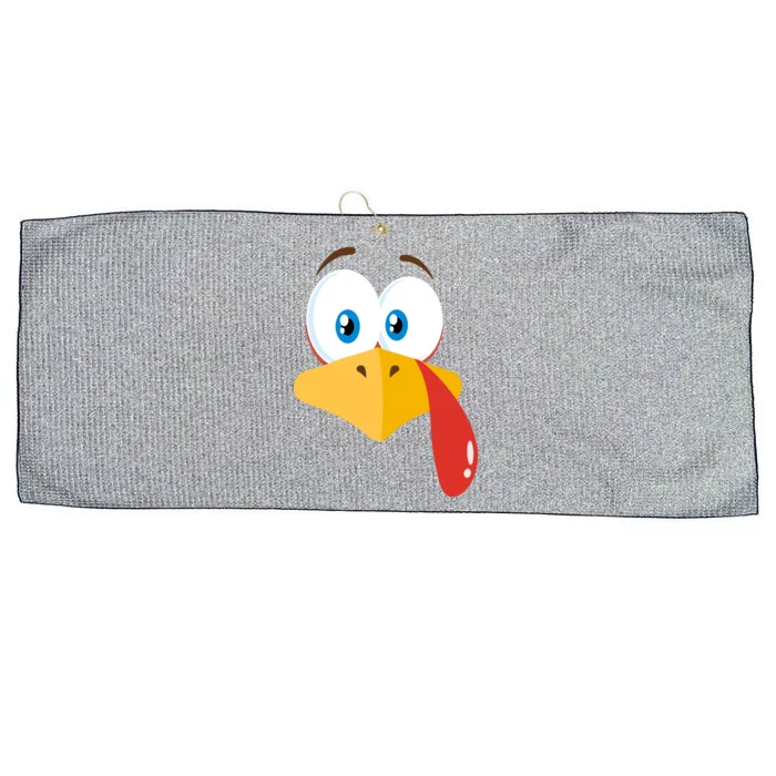 Turkey Face Pilgrim Funny Cute Large Microfiber Waffle Golf Towel