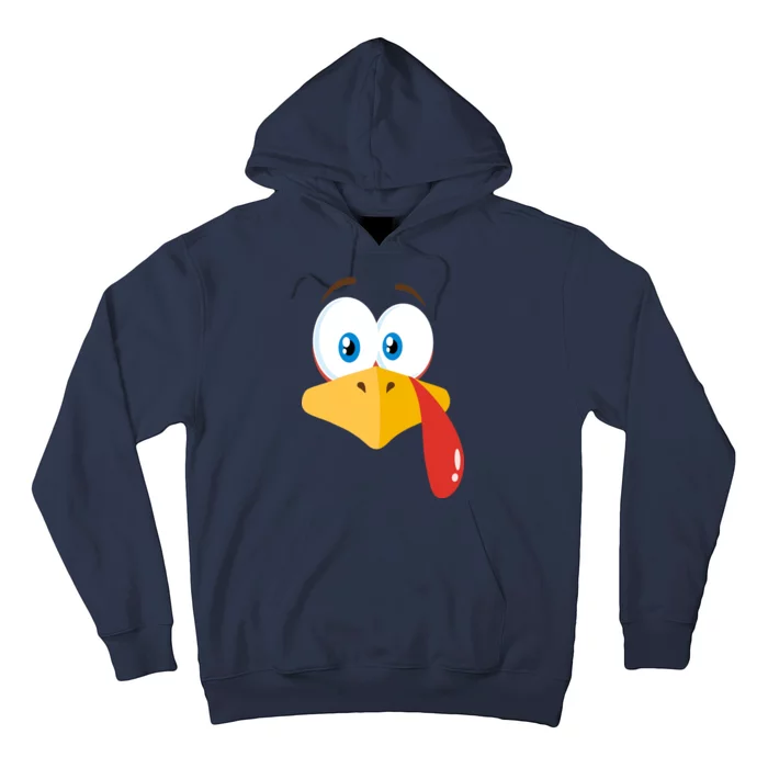 Turkey Face Pilgrim Funny Cute Hoodie