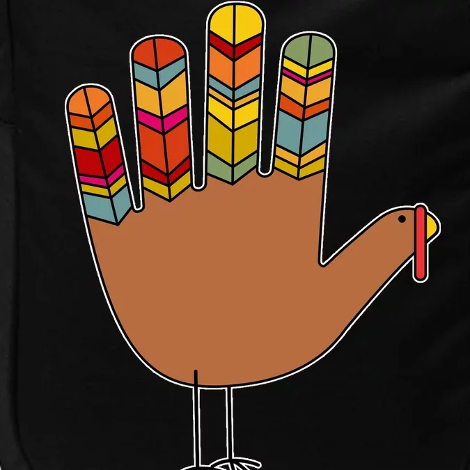 Turkey Hand High Five Impact Tech Backpack