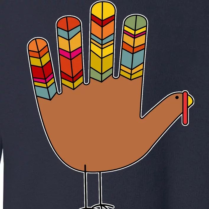 Turkey Hand High Five Toddler Sweatshirt