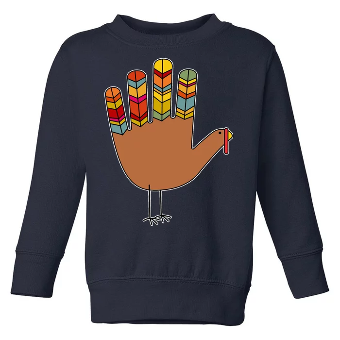 Turkey Hand High Five Toddler Sweatshirt