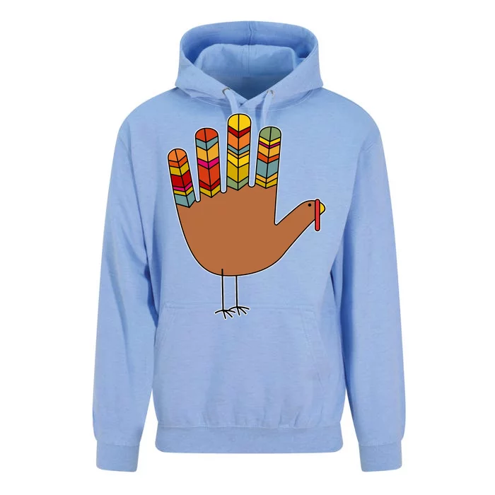 Turkey Hand High Five Unisex Surf Hoodie