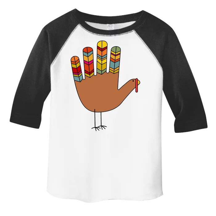 Turkey Hand High Five Toddler Fine Jersey T-Shirt