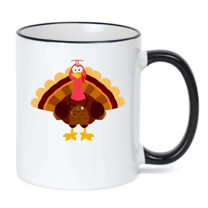 Turkey Nurse Black Color Changing Mug