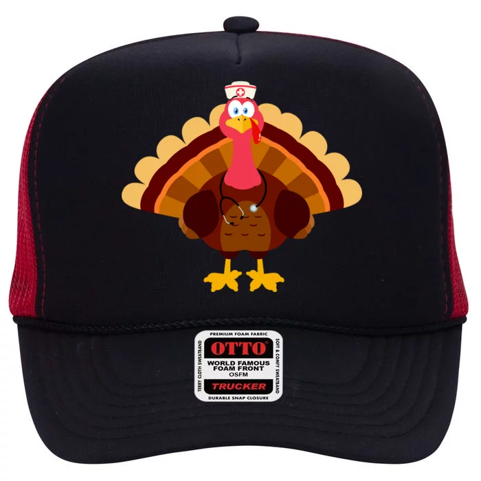 Turkey Nurse High Crown Mesh Trucker Hat