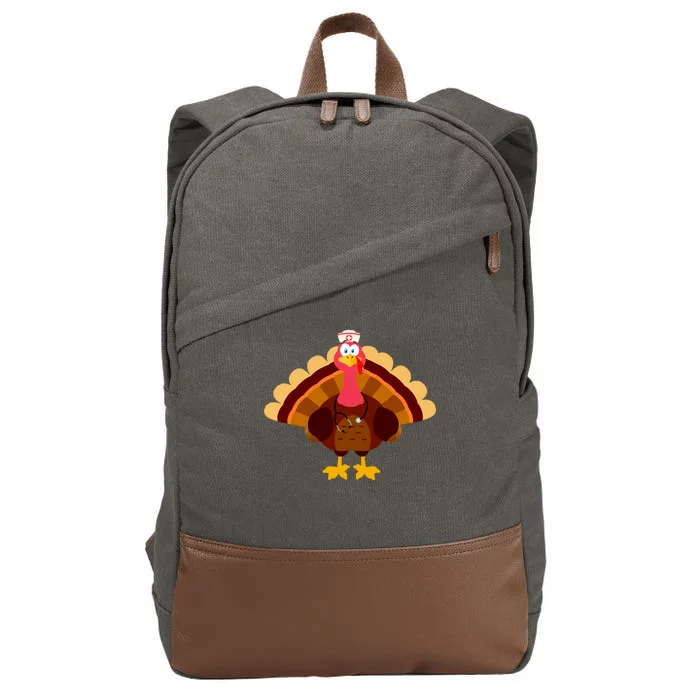 Turkey Nurse Cotton Canvas Backpack