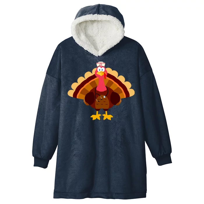 Turkey Nurse Hooded Wearable Blanket